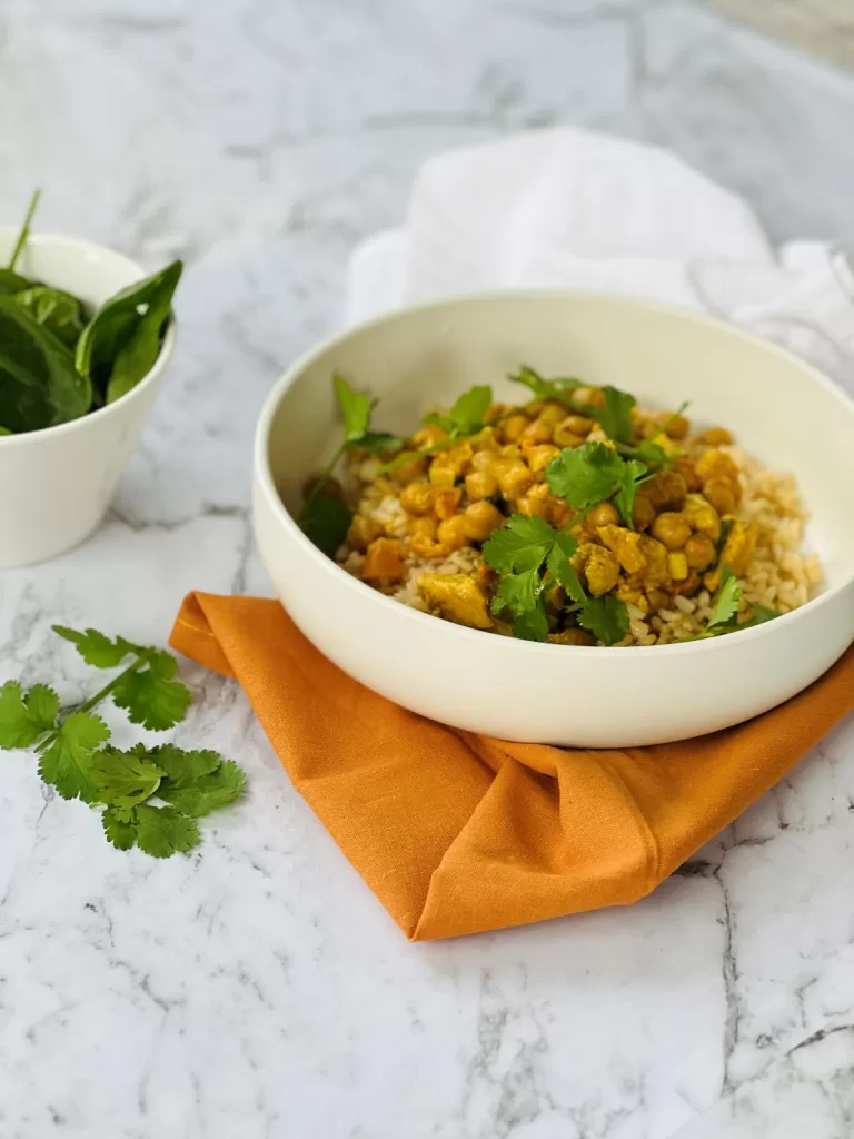 coconut chickpea curry