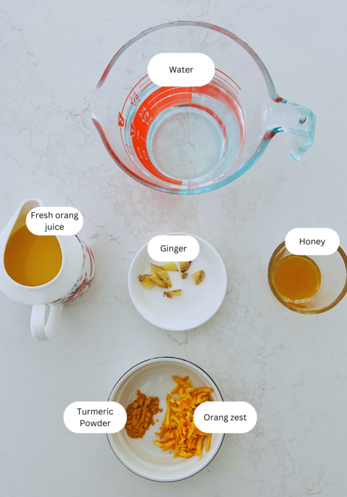 lemon ginger turmeric shots recipe