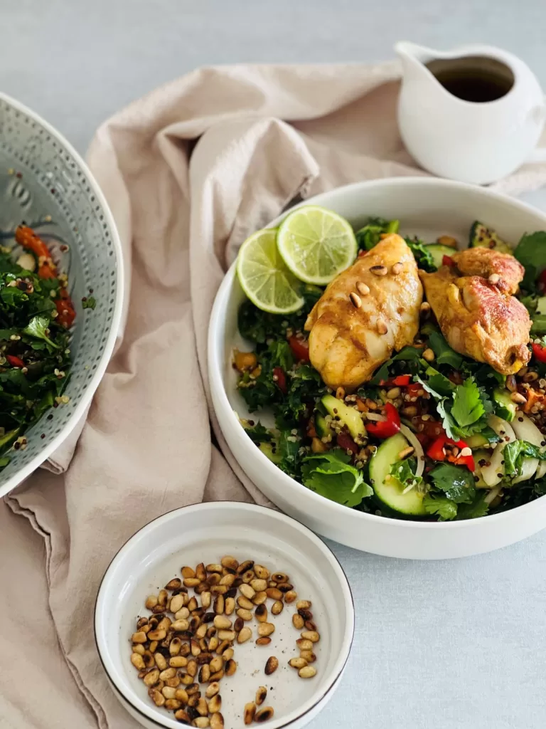 grilled chicken and quinoa