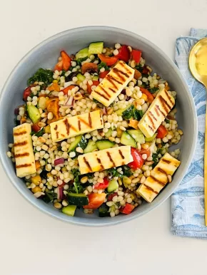 Pearl couscous salad