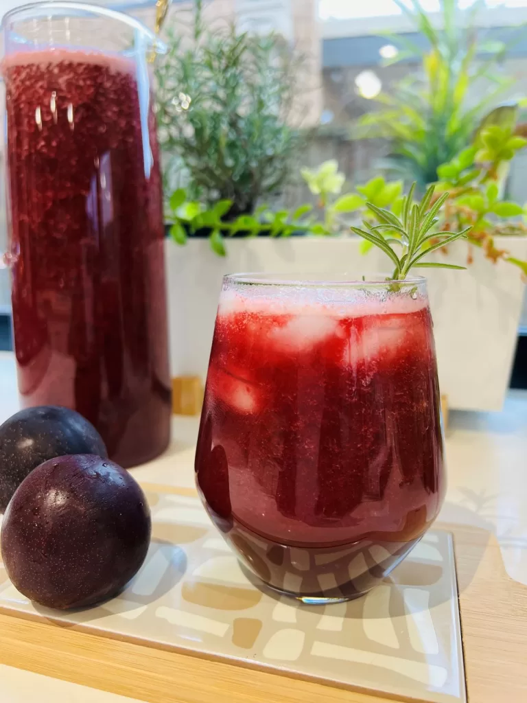 fresh plum juice