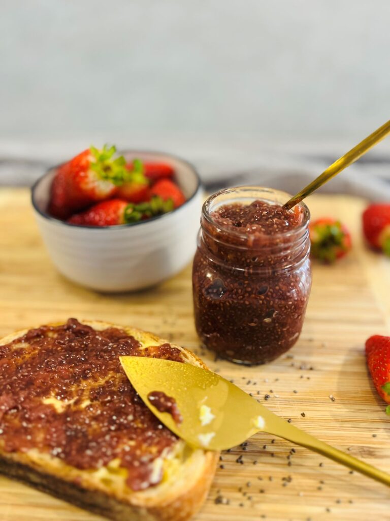 strawberry chia jam