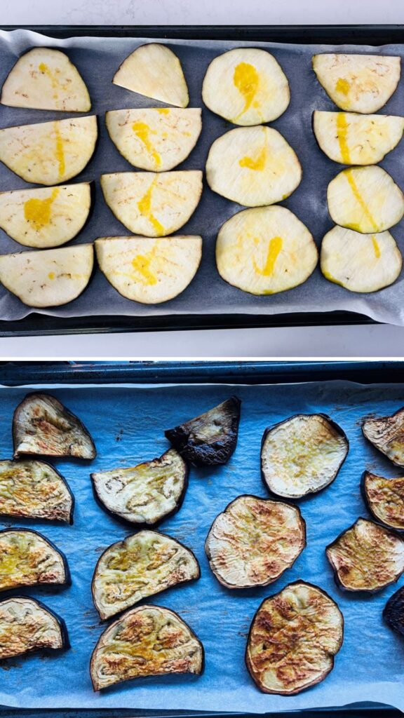 roasted eggplants